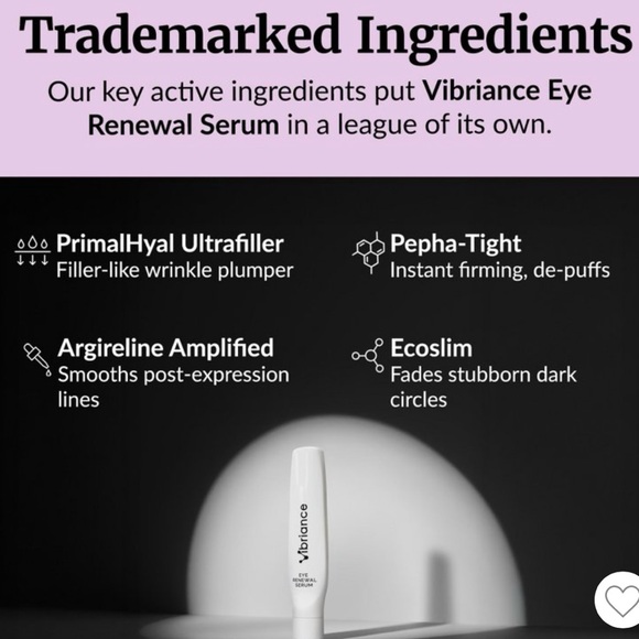 🆕 Vibriance Eye Renewal Serum. 0.5 FL OZ.  Brand New in Box - Picture 5 of 9